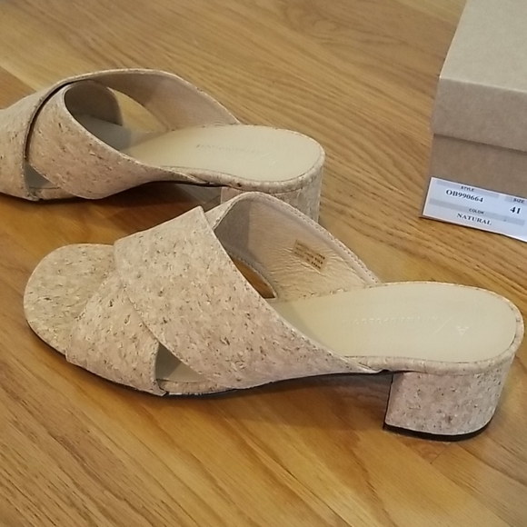 NWT Anthro cork sandals sz 41 - Picture 3 of 5